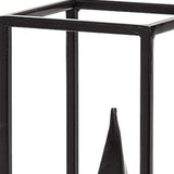 Petite Black Metal Framed Pyramid Decor Piece - Homeroots - Flyclothing LLC