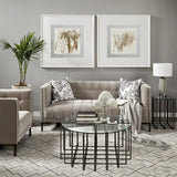 15" Gold and White Metal and Resin Sand Dollar Tabletop Sculpture - Homeroots - Flyclothing LLC