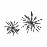 Petite Black Metal Spiked Sculpture - Homeroots - Flyclothing LLC