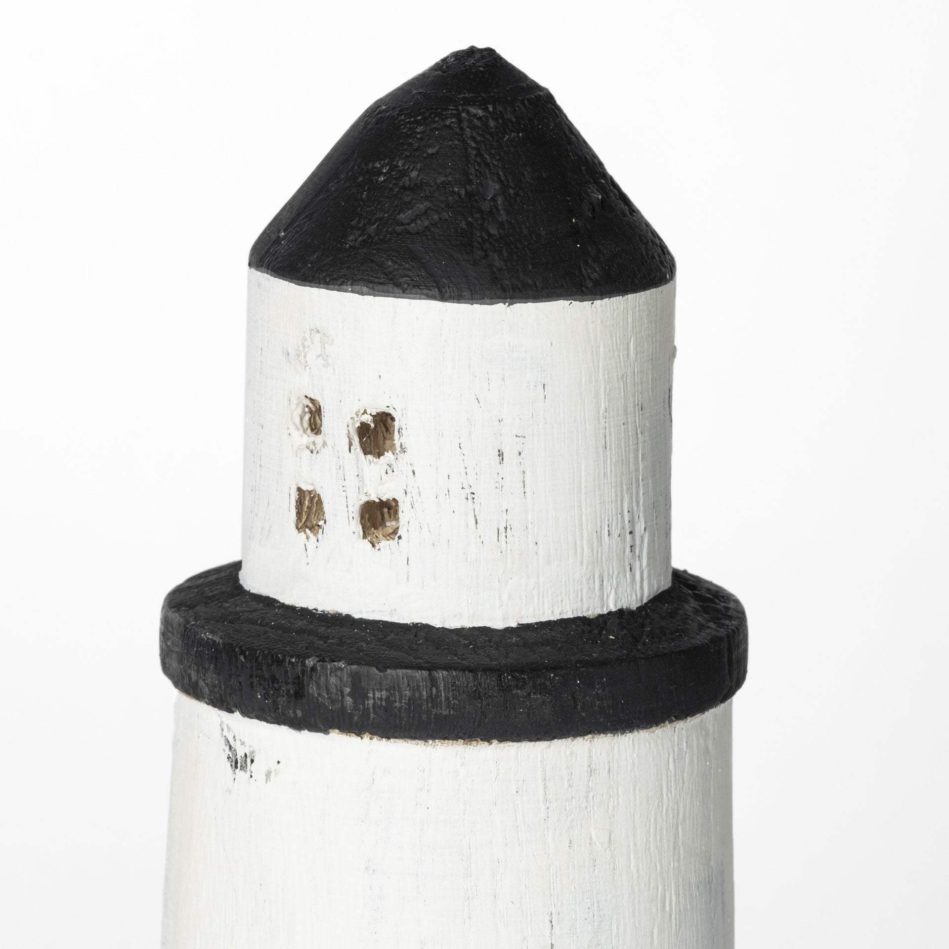 White Jumbo Rustic Wooden Lighthouse - Homeroots - Flyclothing LLC