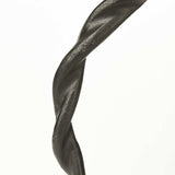 Petite Black Metal Braided Sculpture - Homeroots - Flyclothing LLC