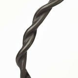 Black Metal Braided Sculpture - Homeroots - Flyclothing LLC