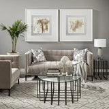 Petite White And Gold Coastal Sculpture - Homeroots