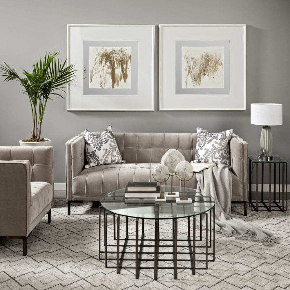 White And Gold Coastal Sculpture - Homeroots - Flyclothing LLC