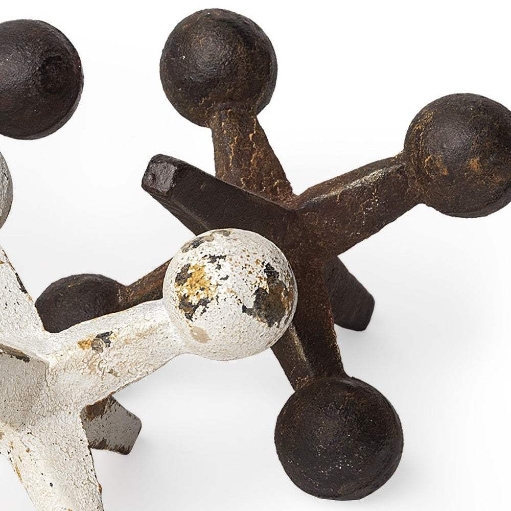 Set Of Three Iron Jack Sculptures - Homeroots - Flyclothing LLC