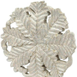 Petite Wood And Metal Floral Decor Piece - Homeroots - Flyclothing LLC