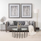 22" White Metal Sculpture - Homeroots - Flyclothing LLC