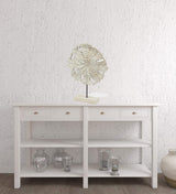 22" White Metal Sculpture - Homeroots - Flyclothing LLC