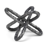 Silver Metal Chain Link Sculpture - Homeroots - Flyclothing LLC