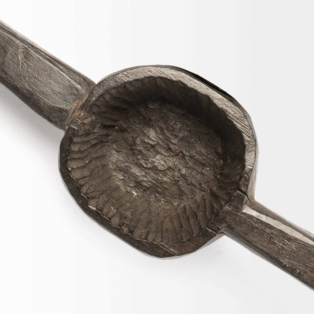 Set Of Three Brown Wooden Measuring Cup Decor - Homeroots - Flyclothing LLC