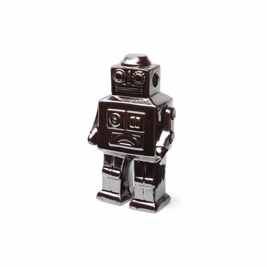 Silver Metal Robot Shaped Sculpture - Homeroots