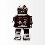 Silver Metal Robot Shaped Sculpture - Homeroots - Flyclothing LLC