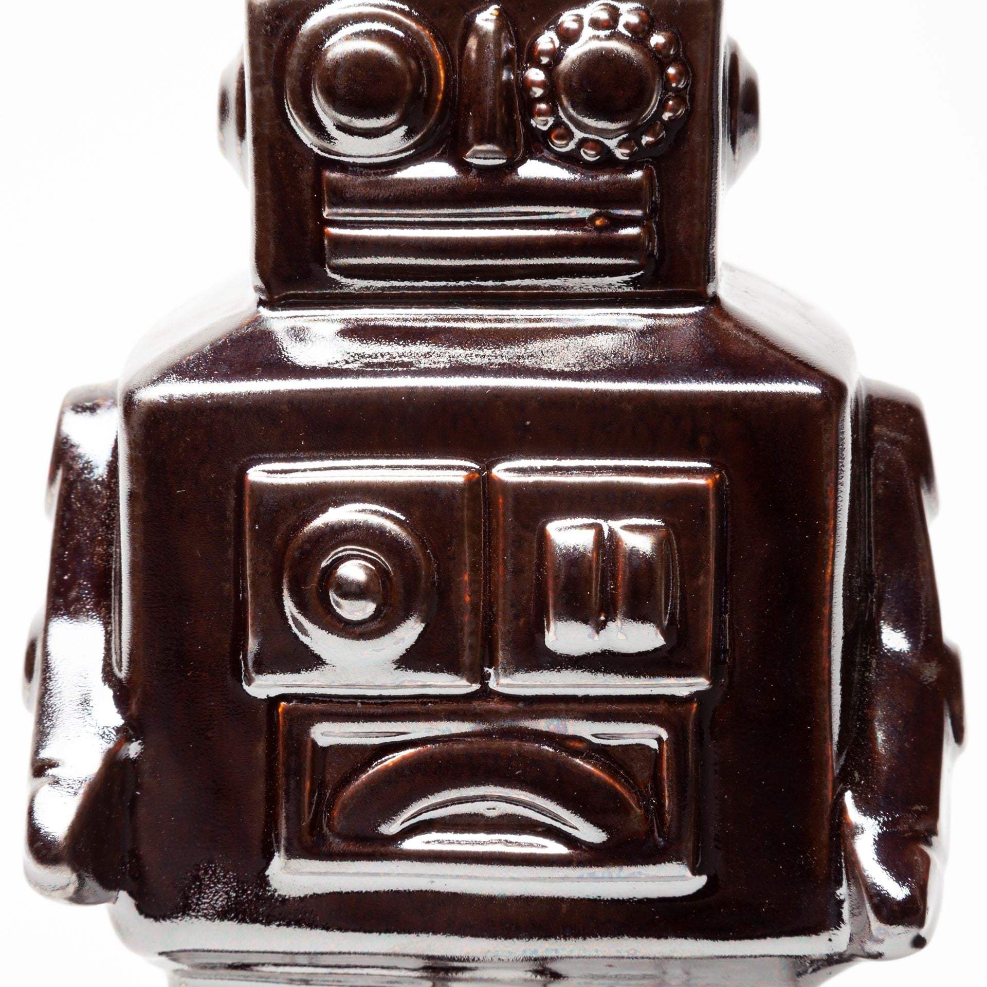Silver Metal Robot Shaped Sculpture - Homeroots - Flyclothing LLC