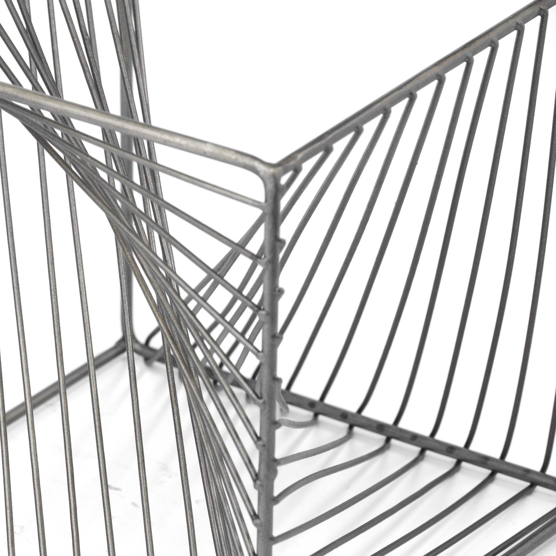 Contemporary Gray Metal Cubed Decor Piece - Homeroots - Flyclothing LLC
