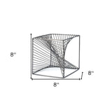 Contemporary Gray Metal Cubed Decor Piece - Homeroots - Flyclothing LLC