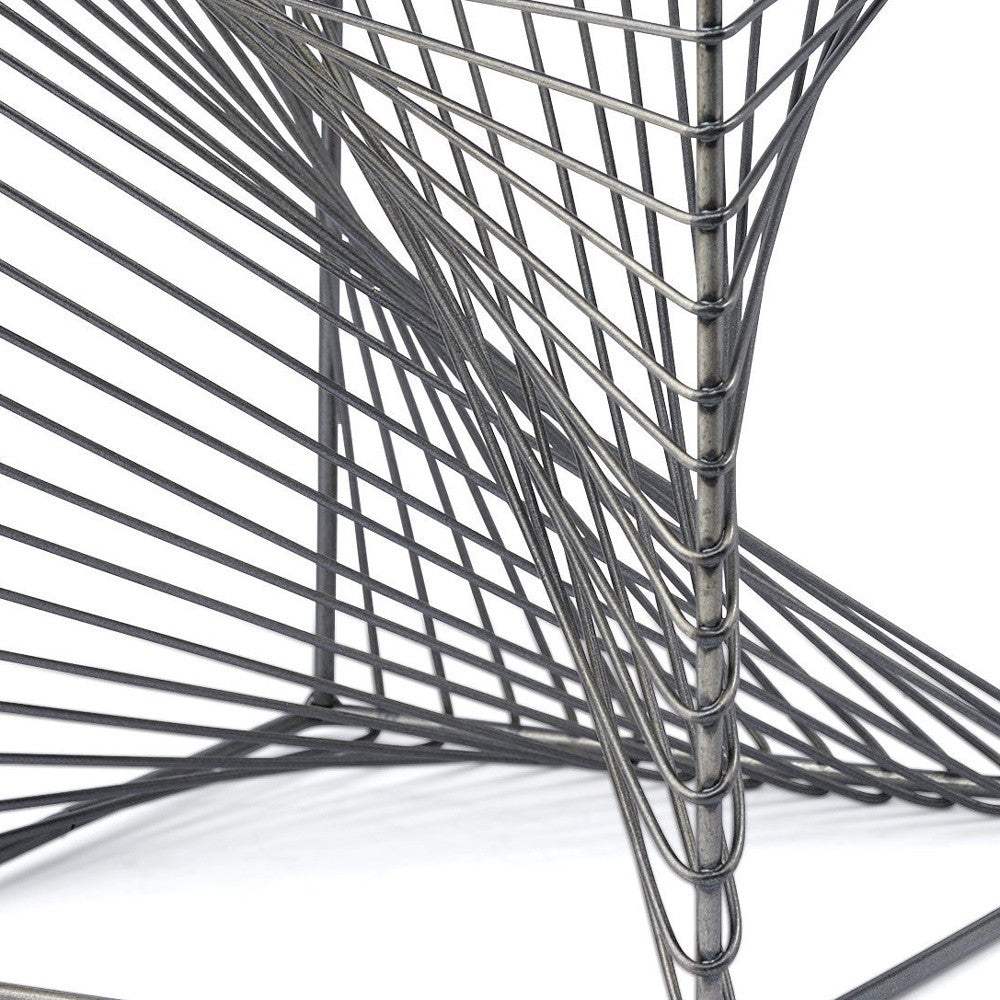 Contemporary Gray Metal Cubed Decor Piece - Homeroots - Flyclothing LLC