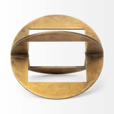6" Gold Metal Geometric Orb Tabletop Sculpture - Homeroots - Flyclothing LLC