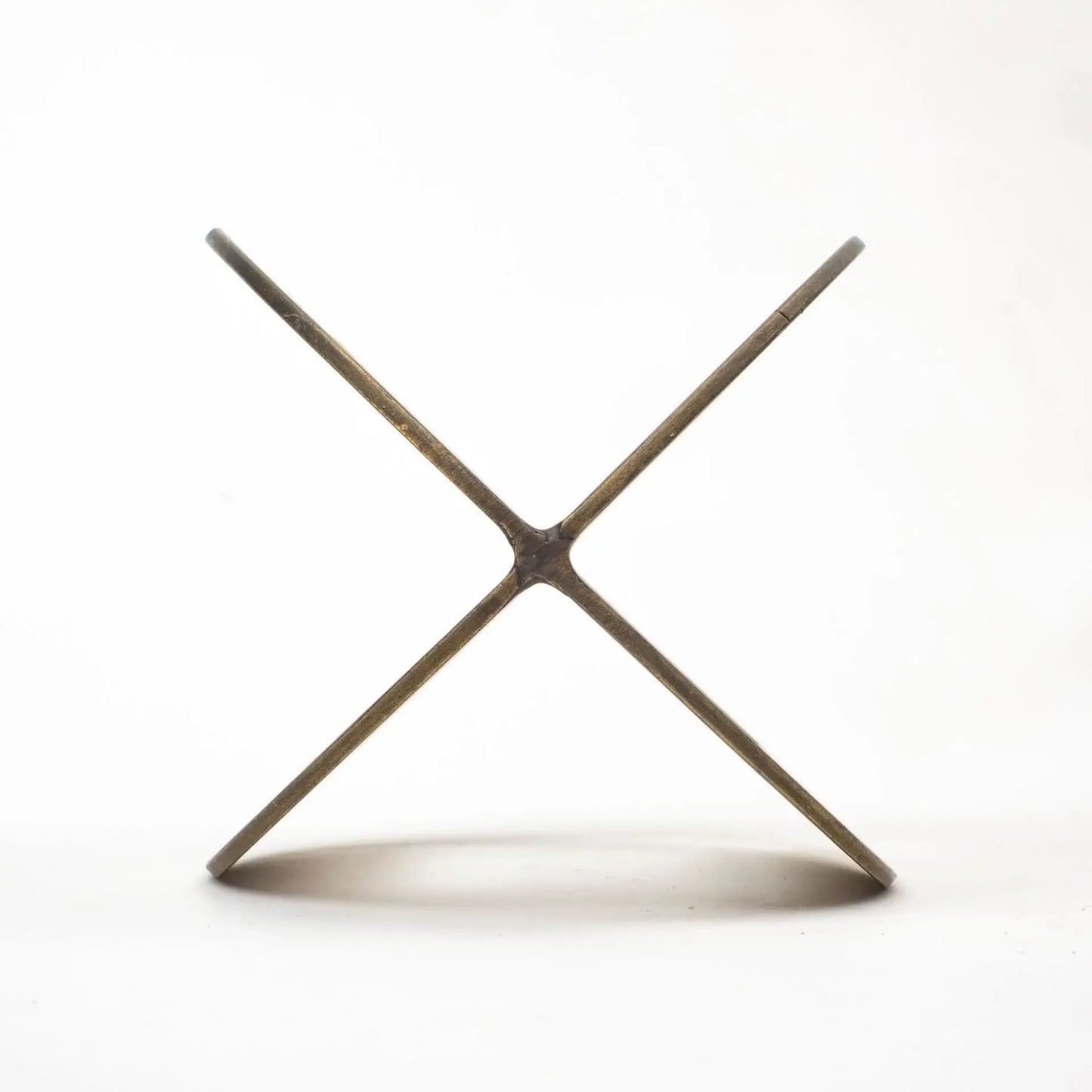 6" Gold Metal Geometric Orb Tabletop Sculpture - Homeroots - Flyclothing LLC
