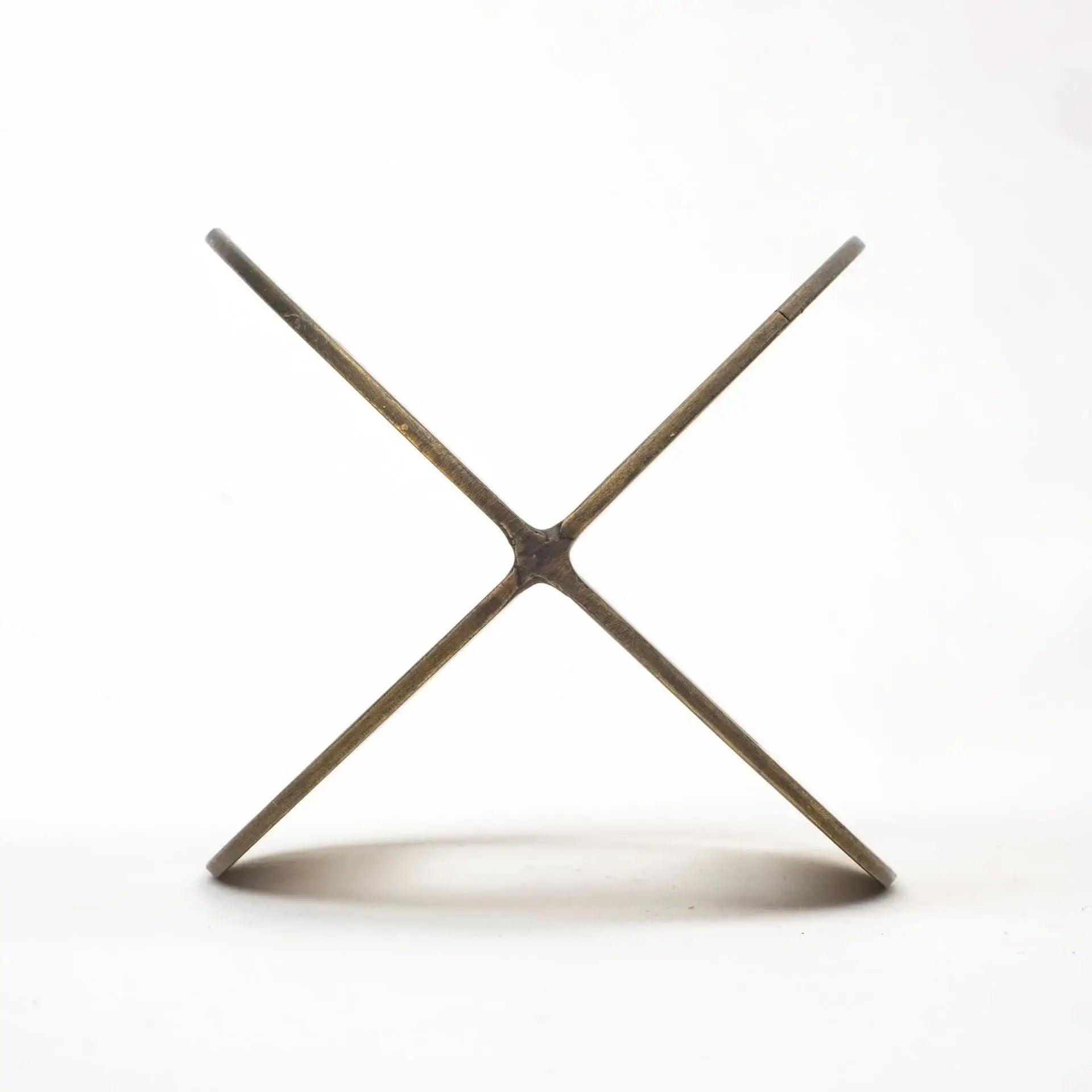 6" Gold Metal Geometric Orb Tabletop Sculpture - Homeroots - Flyclothing LLC