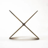 6" Gold Metal Geometric Orb Tabletop Sculpture - Homeroots