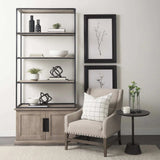 Black Metal Cube Shaped Link Sculpture - Homeroots - Flyclothing LLC