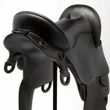 Black English Horse Saddle Sculpture - Homeroots