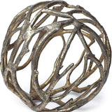 Gold Metal Tree Branch Sculpture - Homeroots - Flyclothing LLC