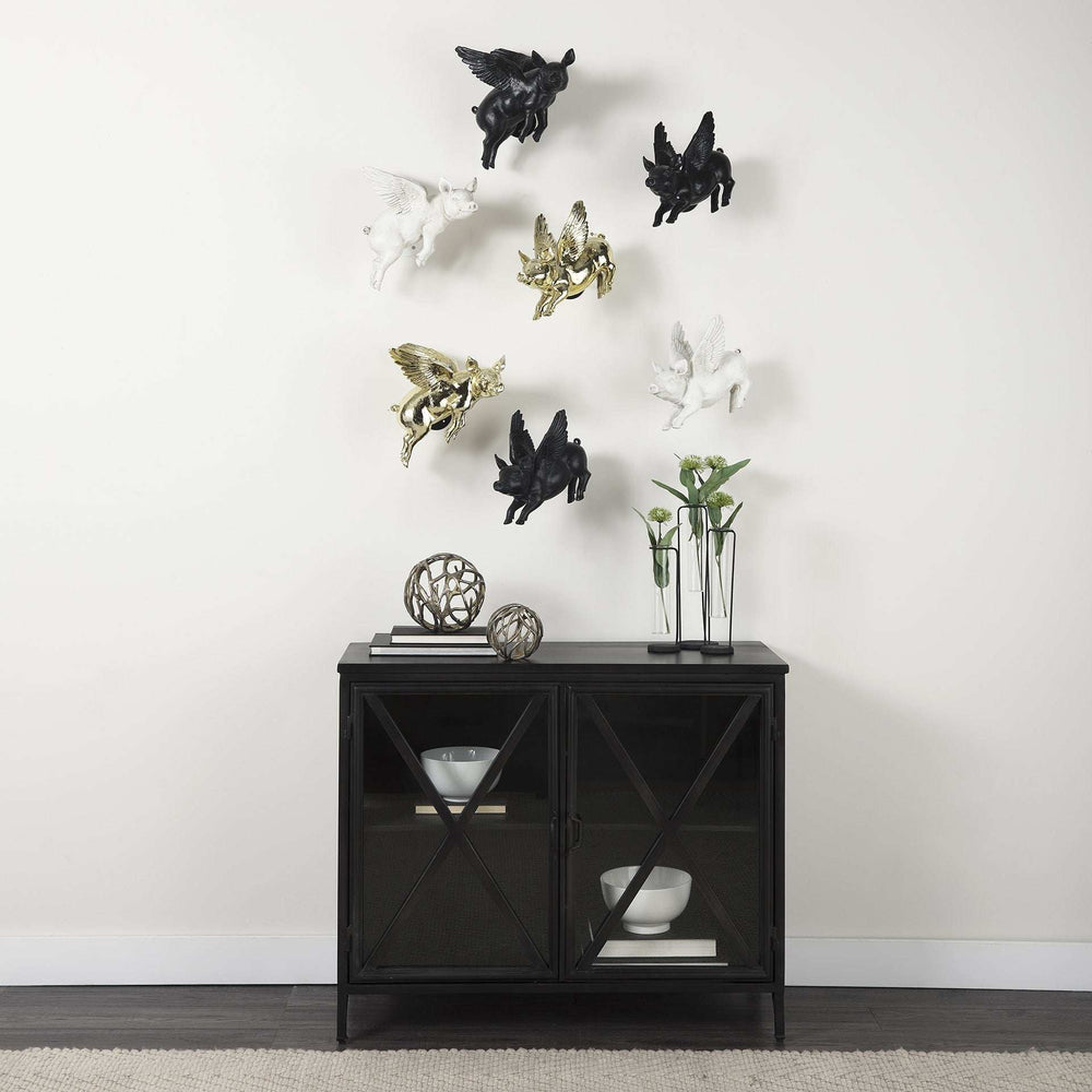 Gold Metal Tree Branch Sculpture - Homeroots - Flyclothing LLC