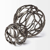 Silver Metal Tree Branch Sculpture - Homeroots - Flyclothing LLC