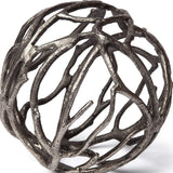Silver Metal Tree Branch Sculpture - Homeroots - Flyclothing LLC