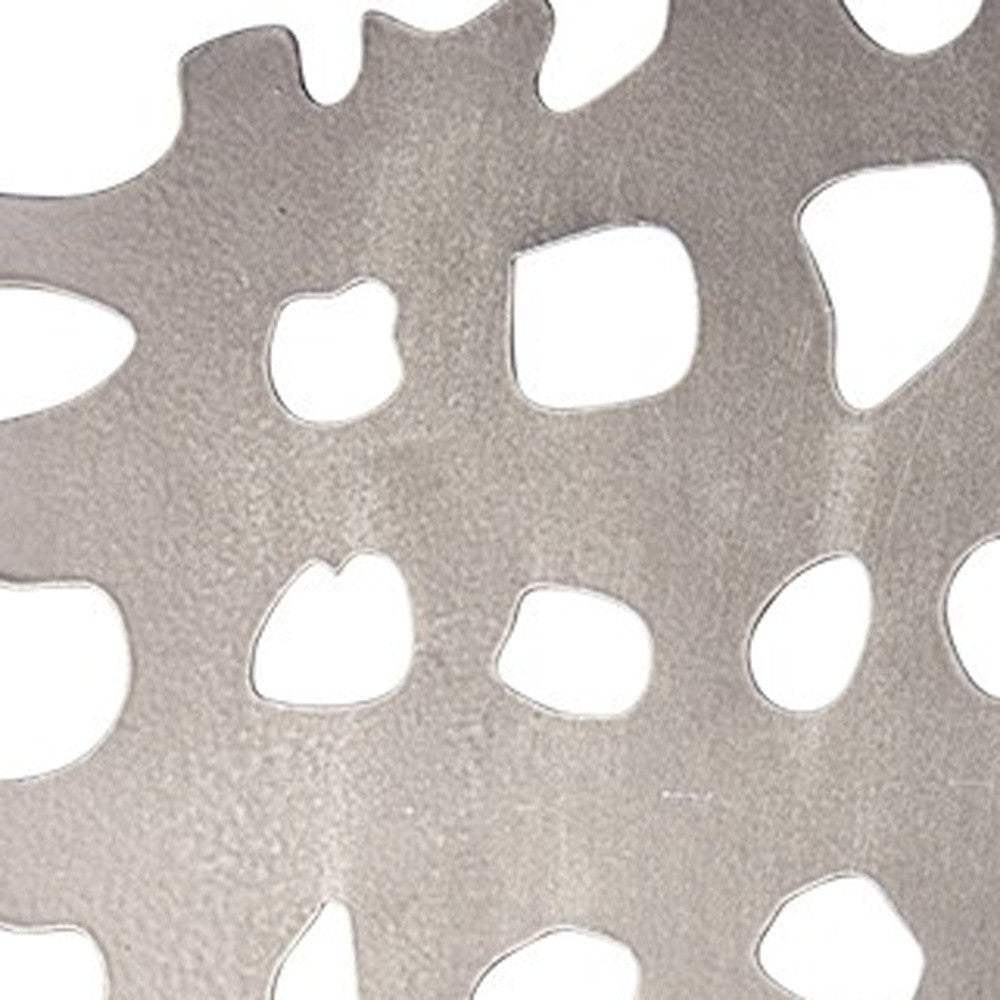 Gray Metal Decor Piece - Homeroots - Flyclothing LLC