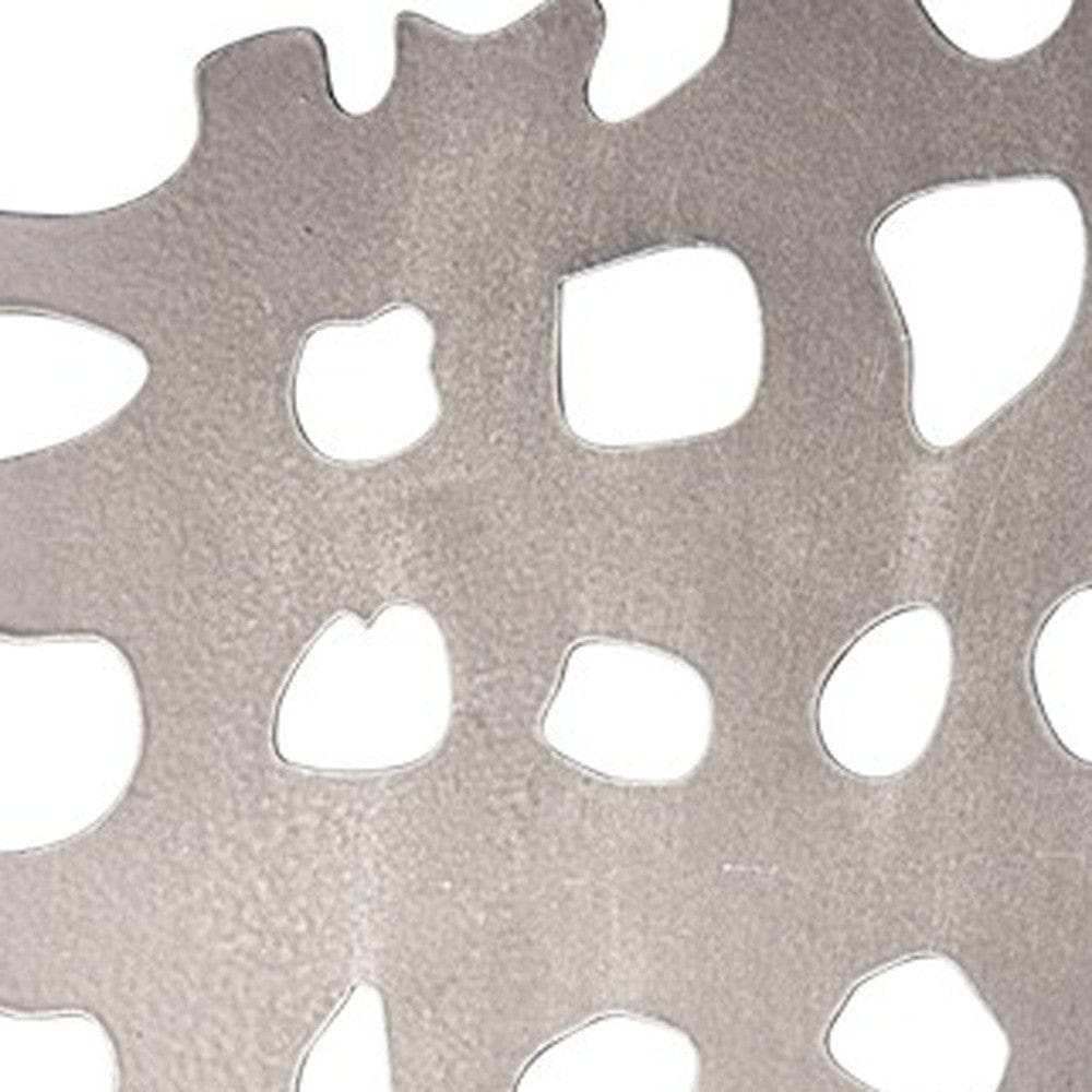 Gray Metal Decor Piece - Homeroots - Flyclothing LLC