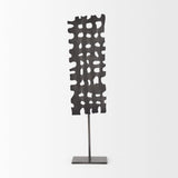 Gray Metal Decor Piece - Homeroots - Flyclothing LLC