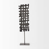 Gray Metal Decor Piece - Homeroots - Flyclothing LLC