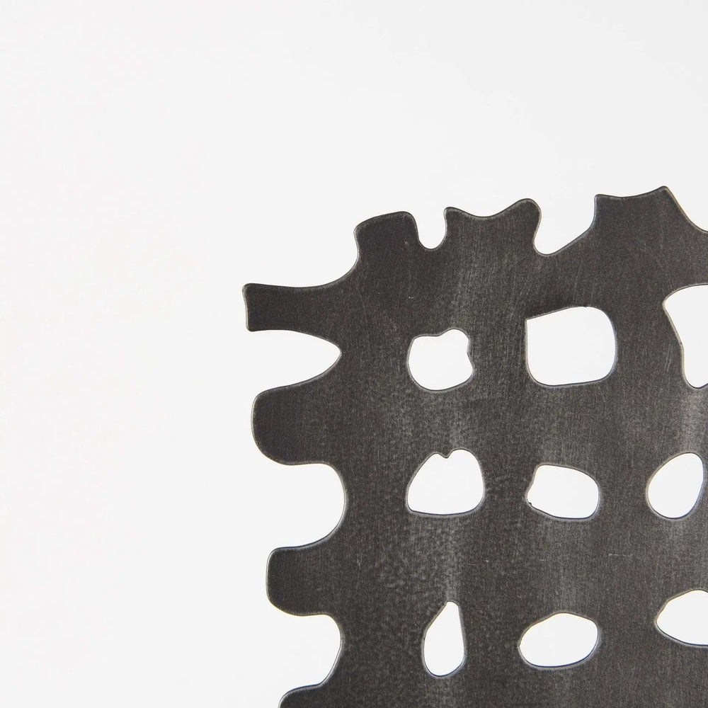 Gray Metal Decor Piece - Homeroots - Flyclothing LLC