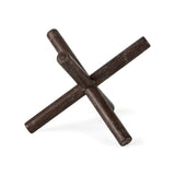 8" Rustic Metal X Decorative Sculpture - Homeroots - Flyclothing LLC