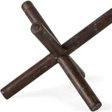 8" Rustic Metal X Decorative Sculpture - Homeroots - Flyclothing LLC