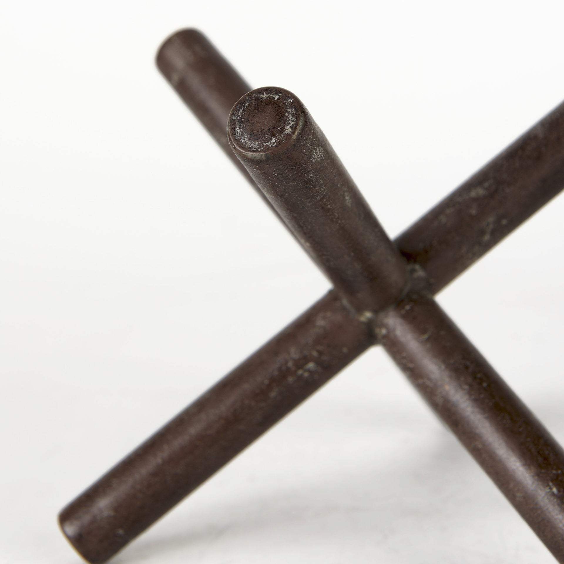 8" Rustic Metal X Decorative Sculpture - Homeroots - Flyclothing LLC