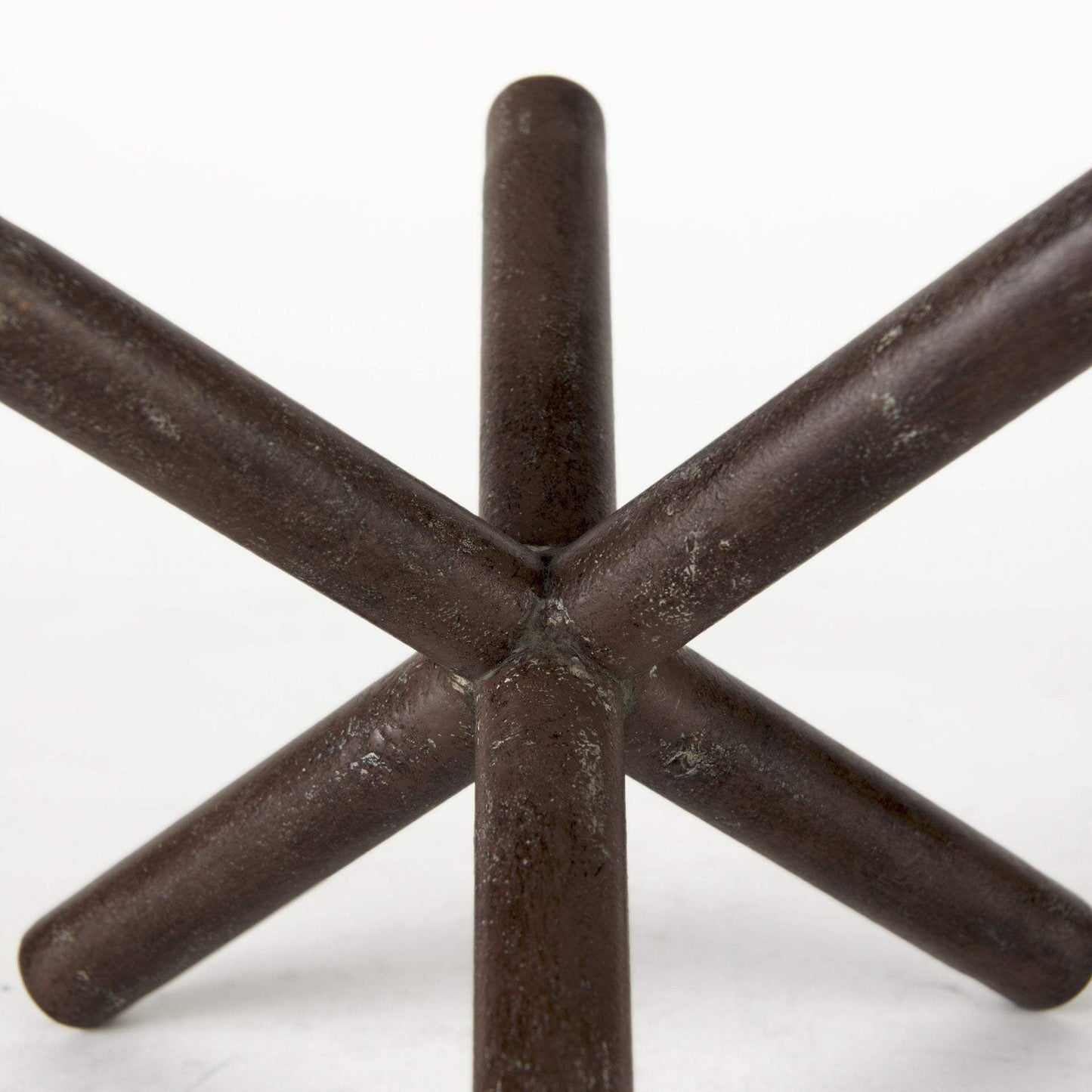 8" Rustic Metal X Decorative Sculpture - Homeroots - Flyclothing LLC