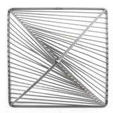 Contemporary Gray Metal Triangular Decor Piece - Homeroots - Flyclothing LLC