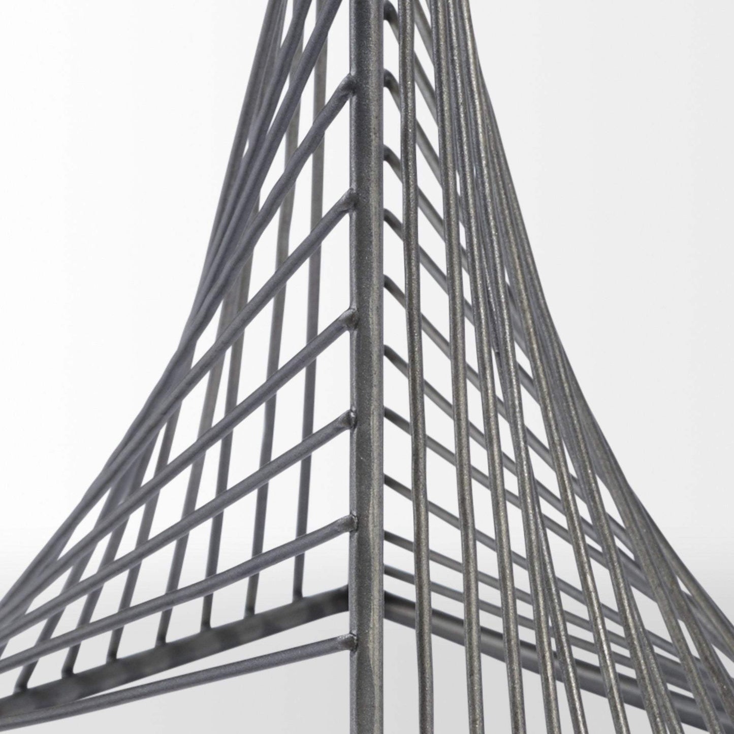 Contemporary Gray Metal Triangular Decor Piece - Homeroots - Flyclothing LLC