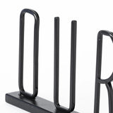 24" Black Metal Our Nest Tabletop Sculpture - Homeroots