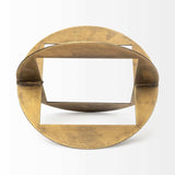Gold Metal Geometric Decor Piece - Homeroots - Flyclothing LLC
