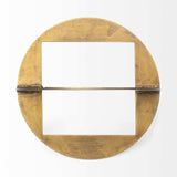 Gold Metal Geometric Decor Piece - Homeroots - Flyclothing LLC