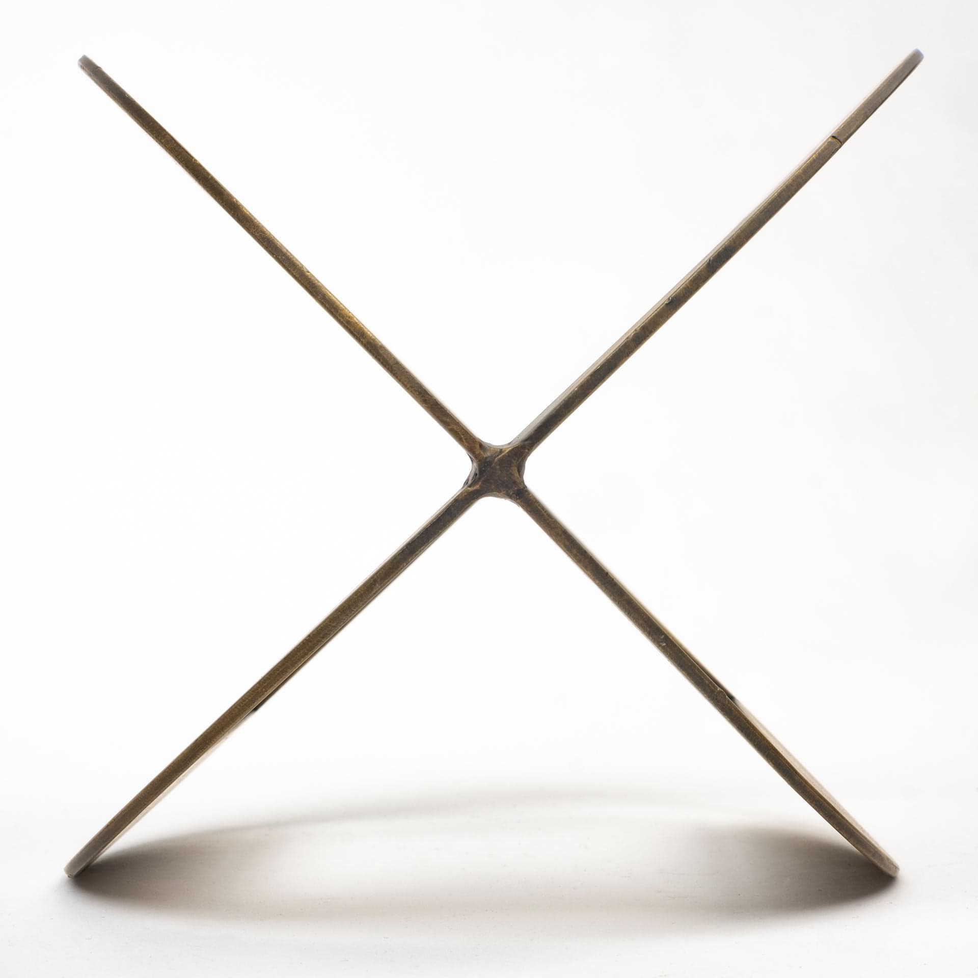 Gold Metal Geometric Decor Piece - Homeroots