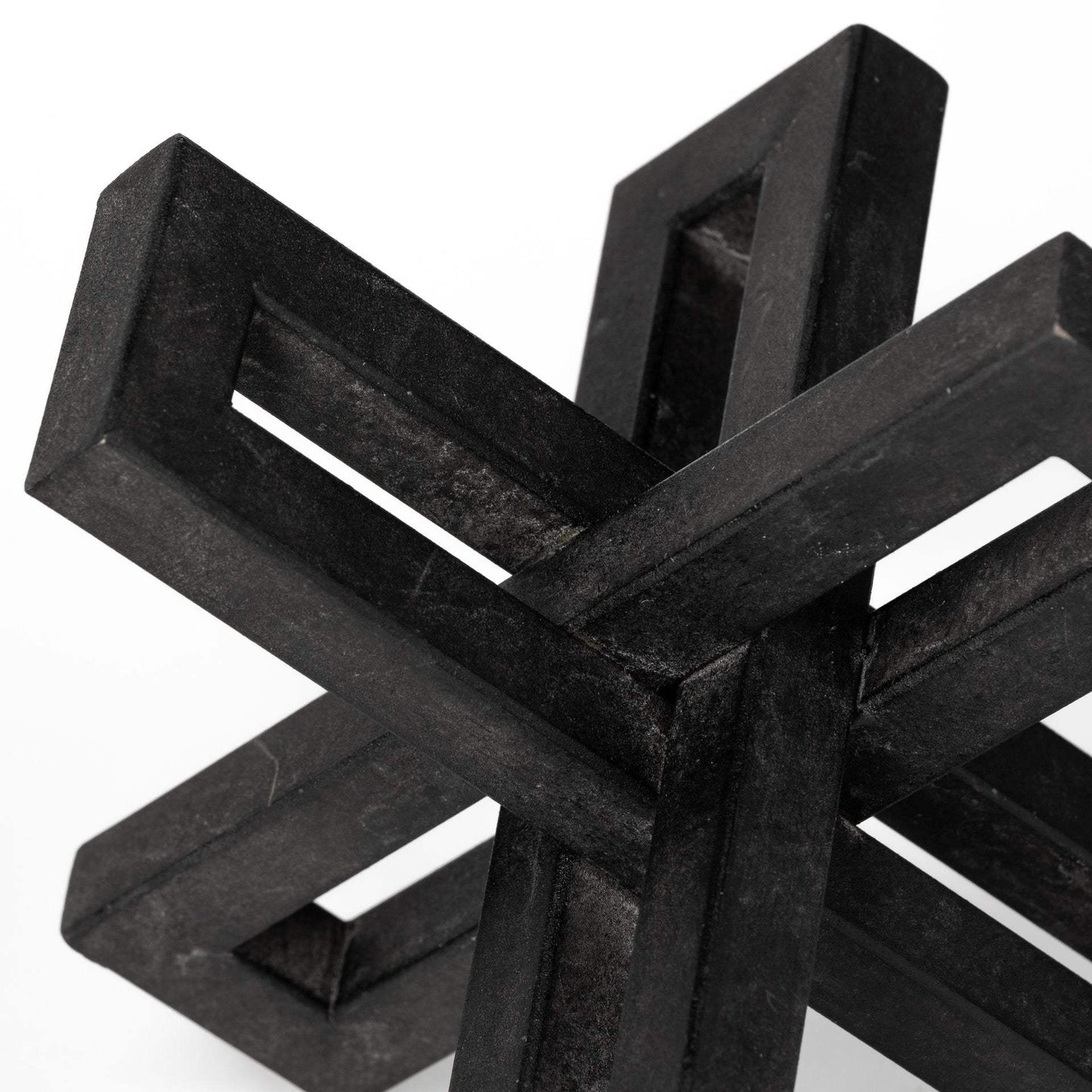 Set Of Three Black Metal Decorative Jacks - Homeroots - Flyclothing LLC