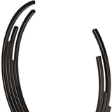 20" Black Iron Modern Abstract Tabletop Sculpture - Homeroots - Flyclothing LLC