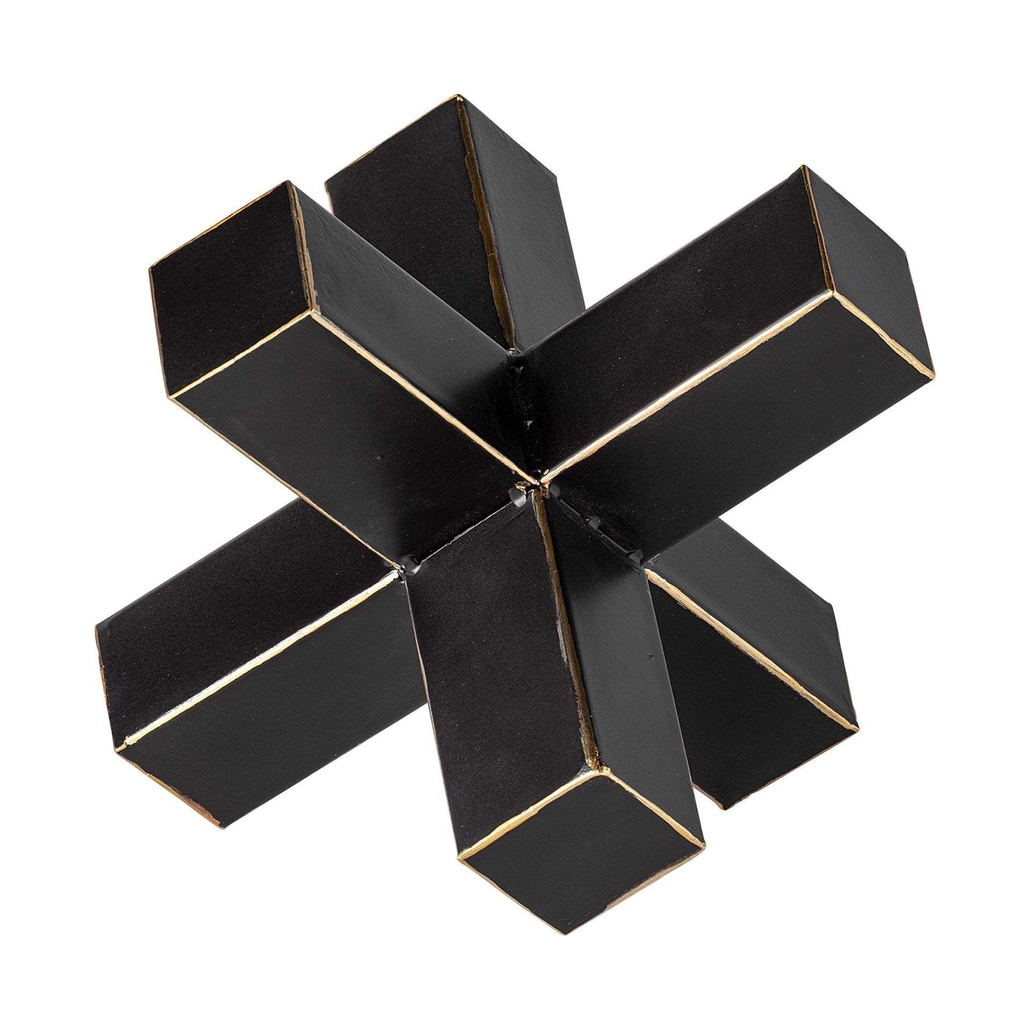 Jumbo Black And Gold Metal Decroative Jack - Homeroots - Flyclothing LLC