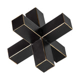 Jumbo Black And Gold Metal Decroative Jack - Homeroots - Flyclothing LLC