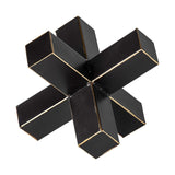 Jumbo Black And Gold Metal Decroative Jack - Homeroots - Flyclothing LLC